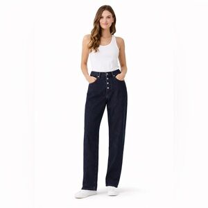 Denim Forum The Bri High Rise Loose Jean – Size 28L (Long)